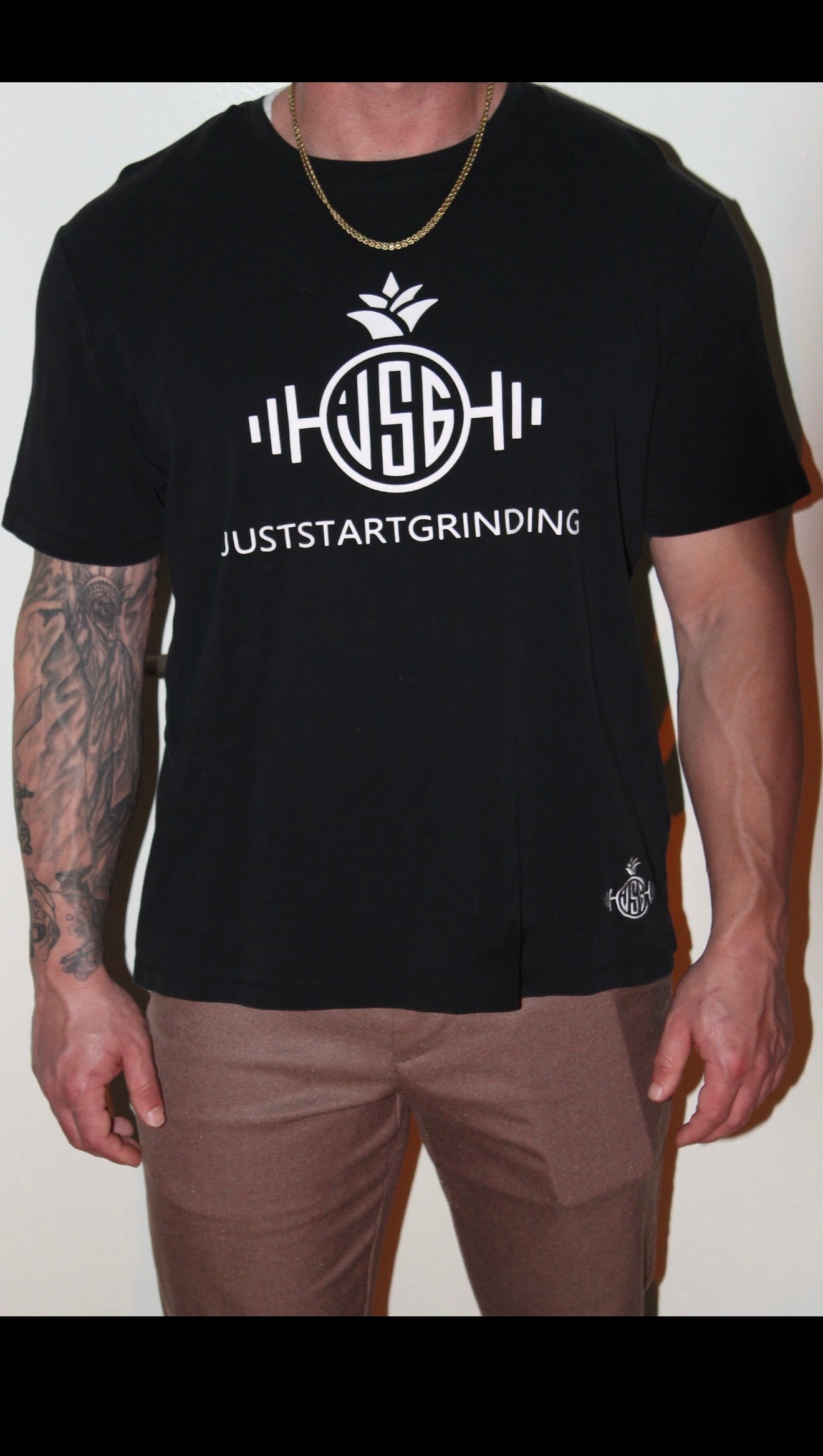 Rise and Grind Pump-Cover Tee